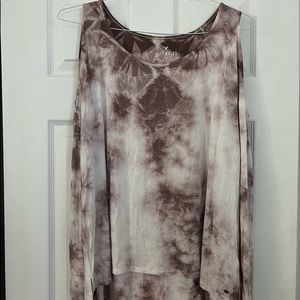 American Eagle, Large Long Sleeve Shirt with Shoulder Cut-Out